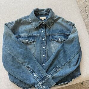 GRLFRND Blue Denim Shirt